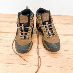 REI Brown and Black Lace Up Boots